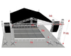 Outdoor Stage Truss Roof System 11x8x6m