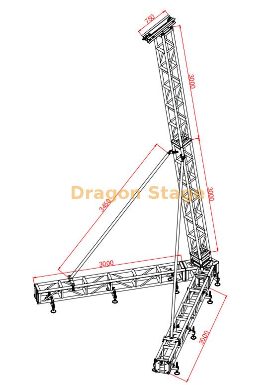 6m thomas truss for line array