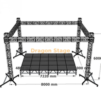 Layher Stage with Frame Truss System 8x6x6m