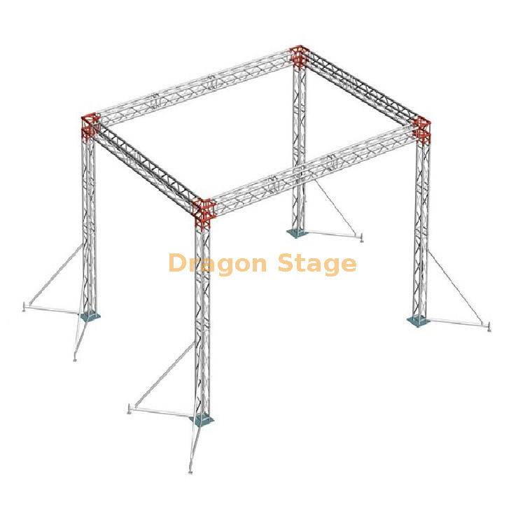 Aluminum Dj Lighting Truss System 8x8x5m