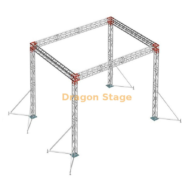 Aluminum Dj Lighting Truss System 8x8x5m