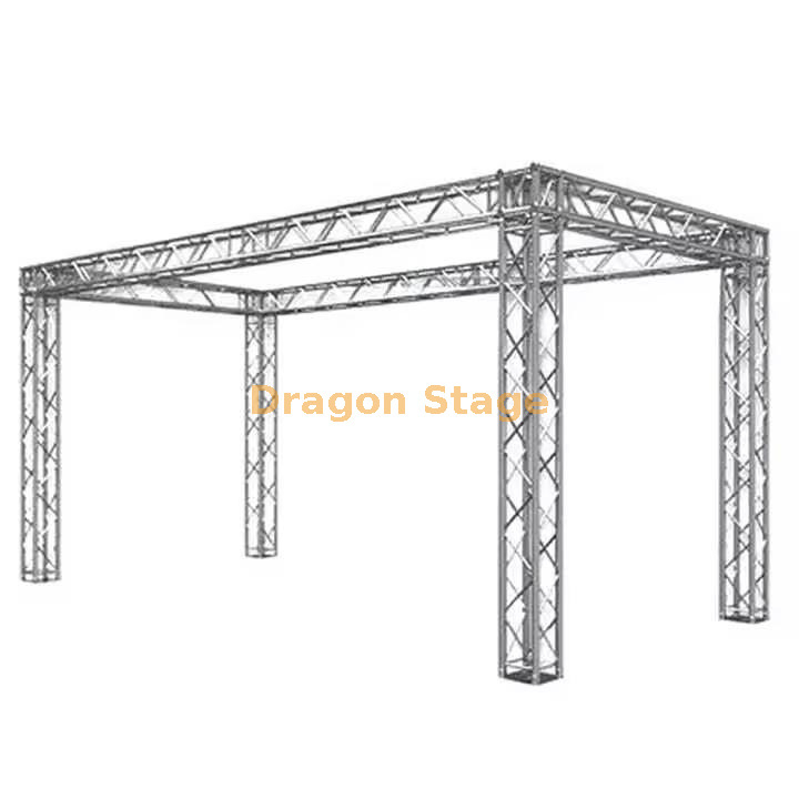 Aluminum Dj Silver Stand Booth Event Truss 20x15x15ft