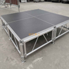 Park Aluminum Portable Square Stage 9.76x6.1m Height: 0.8-1.2m