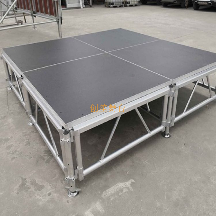 Standing Aluminum Outdoor Church Stage Design 5m*3m H 1.5 To 1.8m