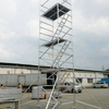 Board Tower Double scaffolding with step ladder