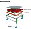 Aluminum Cheap Portable Outdoor Wooden Pipe Stage Platform