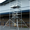 Mobile Portable Double Climb Ladder Scaffolding for Sale 5.22m