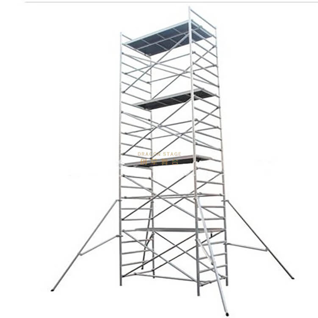 Construction Mobile Double scaffolding with climbing ladder