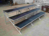 Aluminum Stadium Sports Bleachers Portable Mobile Foldable Grandstand without back guardrail