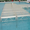 Portable Mobile Acrylic Glass Stage 2.44x4.88m 0.6-1m