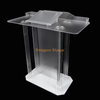  Modern Practical Lucite Church Pulpit Clear Plexiglass Podium