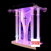 Best Affordable Basic Custom Height Acrylic Church Pulpit for Sale