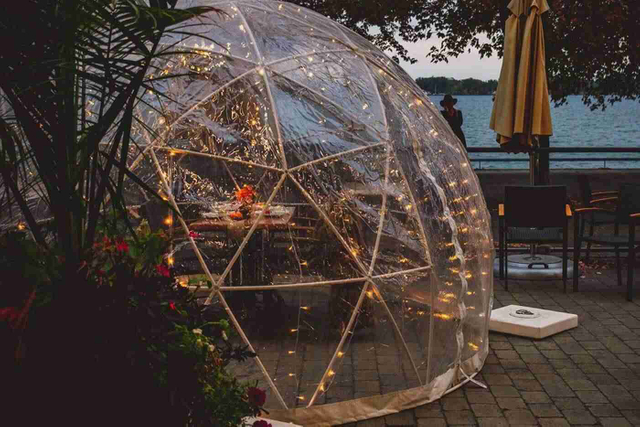 Portable Hexagonal Dome Kiosks for Indoor &Outdoor Events