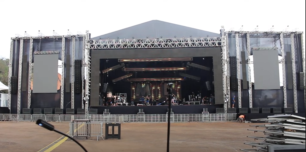 outdoor concert stage