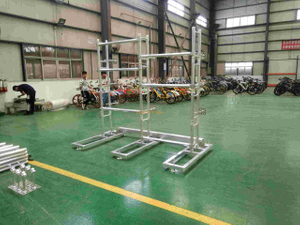 Ground Supported Aluminum Visual Stacking System 8x3m