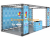 Expo Portable Manual Tool Free Trade Show Exhibition Frame Modular Aluminum Truss Booth 6x3m Height 3m