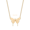 Wholesale Women Jewelry Chain Custom Initial Charm Choker 18k 14k Gold Plated Stainless Steel Butterfly Pendant Necklace