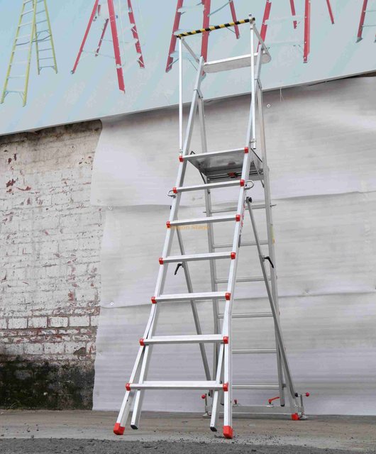 Aluminum Staging Step Tower Ladder for Factory Use