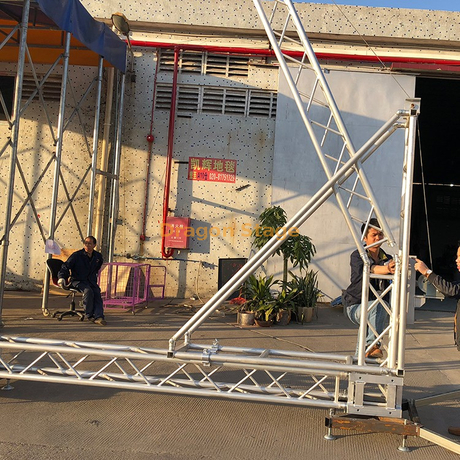 Aluminum Tower Crane Portable for Aluminum Lighting Truss Pillar