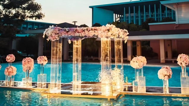 Concert Indoor Event Transparent Wedding Aluminum Removable Swimming Pool Stage
