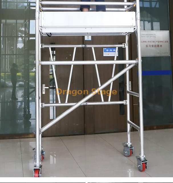 Dragon Folding Aluminum Scaffolding Tower Made in China Unique Aluminum Scaffolding