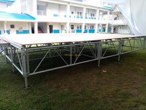 Aluminum Portable Event Concert Modular Stage Platforms 9x5m Height 1.2-2m