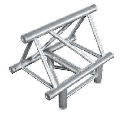 FT43-T37/HT43-T37 triangle tubes 50×2 portable lighting truss