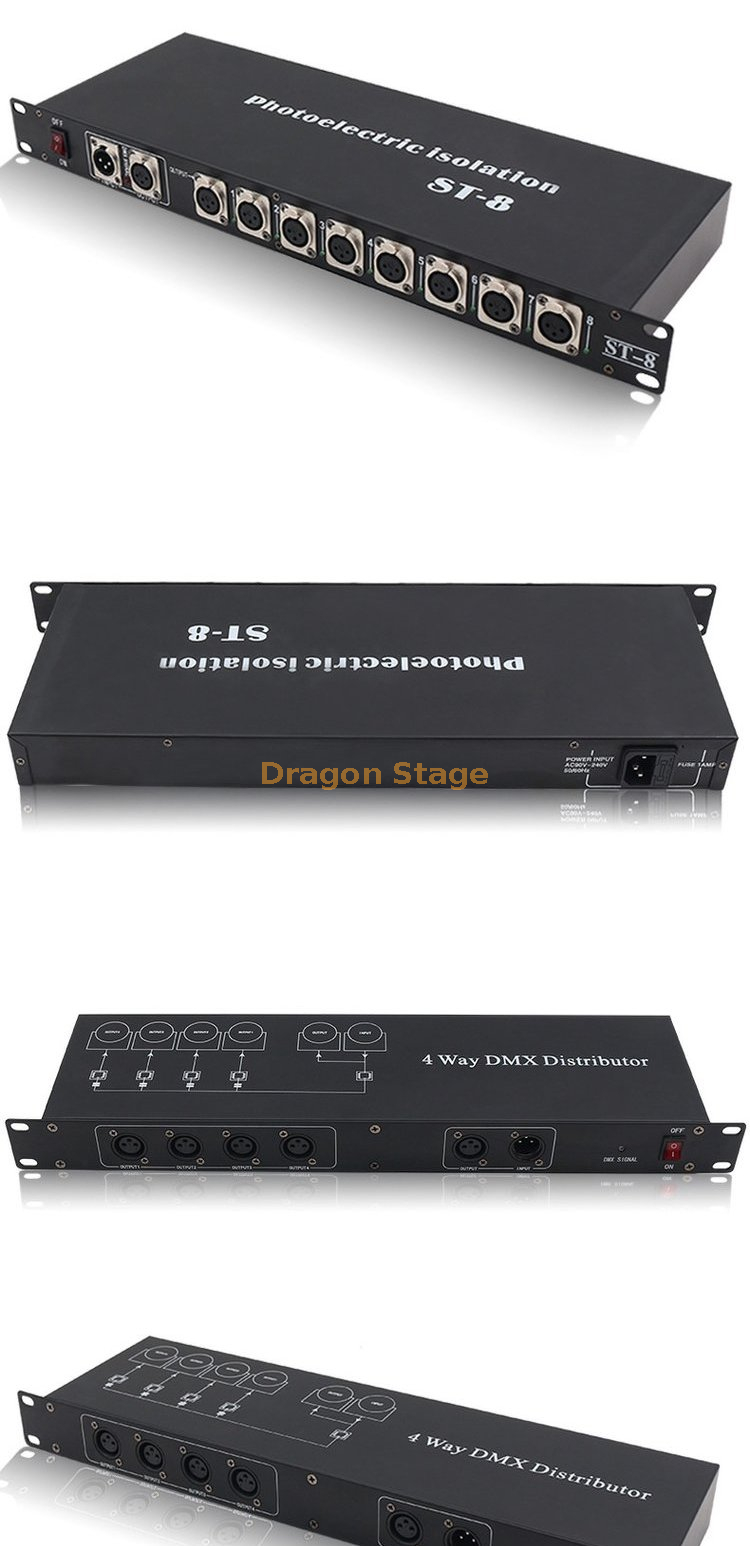 Stage Lighting 4-channel 8-channel Photoelectric Isolation Signal Dmx512 Signal Distribution Amplifier (6)