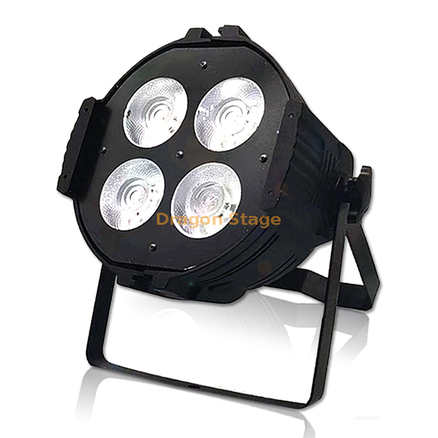 4x50w 200w Full Color IP65 LED 4 Beads Cob Par Light Bar Performance Light Wedding Remote Control Ktv Bar