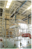 0.75x2x12.21m Aluminum Ladder Mobile Single Scaffolding