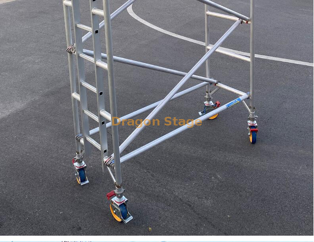 Hot-Sale Used Aluminium Single Row Climb Ladder Scaffolding