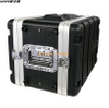 ABS 6U210 Trolley Case with Wheels 19inch Audio Power Amplifier Equipment Abs Flight Case
