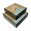 wholesale Custom arabic style high glossy gourmet dates and chocolate wooden box for gift