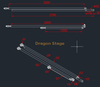 Adjustable Bracket Supports 5m for Aluminum Mobile Scaffolding