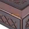 Luxury box packaging wood gold foil wooden box for middle east chocolate