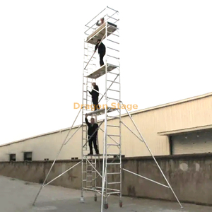7.07m Aluminum Scaffolding with Hang Ladder Method