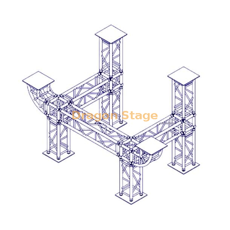 Heavy Duty Custom Aluminum Sheet Facade Dj Booth Stand from China  manufacturer - DRAGON STAGE