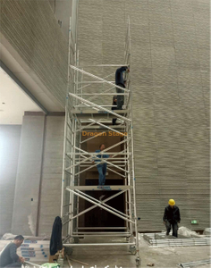 1.35x2.5x5.22m Double Width Aluminum Scaffolding Tower for Sale in UAE