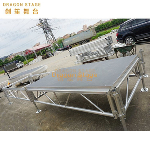 Portable Mobile Stages Platform 12x3m with 2 Stairs