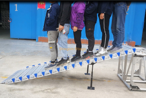 Aluminum Portable 3 Meter Heavy Duty Truck Ramps with Legs 
