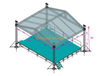 Aluminum Concert Stage Roof Truss 40x40x20ft