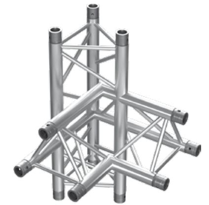 PT33-C45 triangle tubes 50×2mm truss lighting