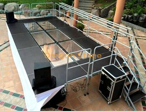 Aluminum Portable Puppet Stage Mobile Quick Stage 60x40ft 