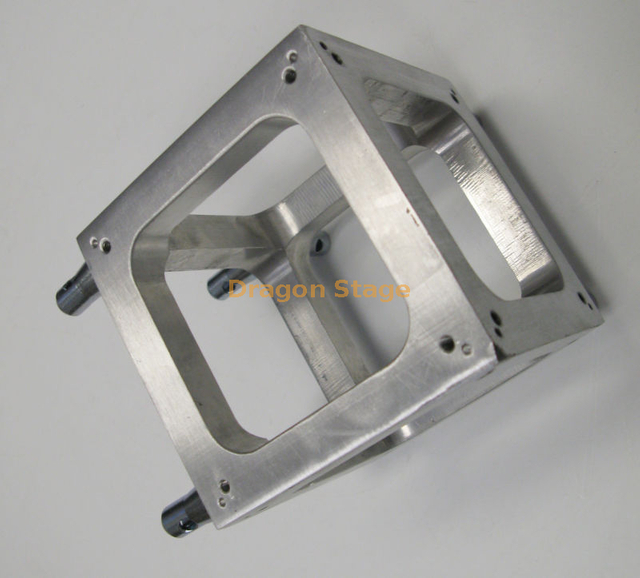 Aluminum CS10 Mini Truss Junction Box Corner Connector Cube for 100*100mm Spigot Truss