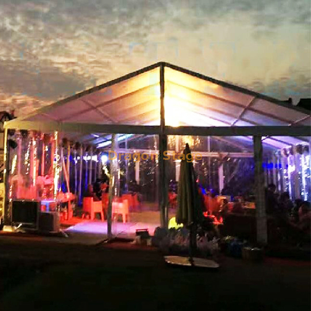 Clear Banquet Catering Wedding Party Tent Canvas Tents Luxury Glamping Marquee Tent Gazebo Event Tents Outdoor