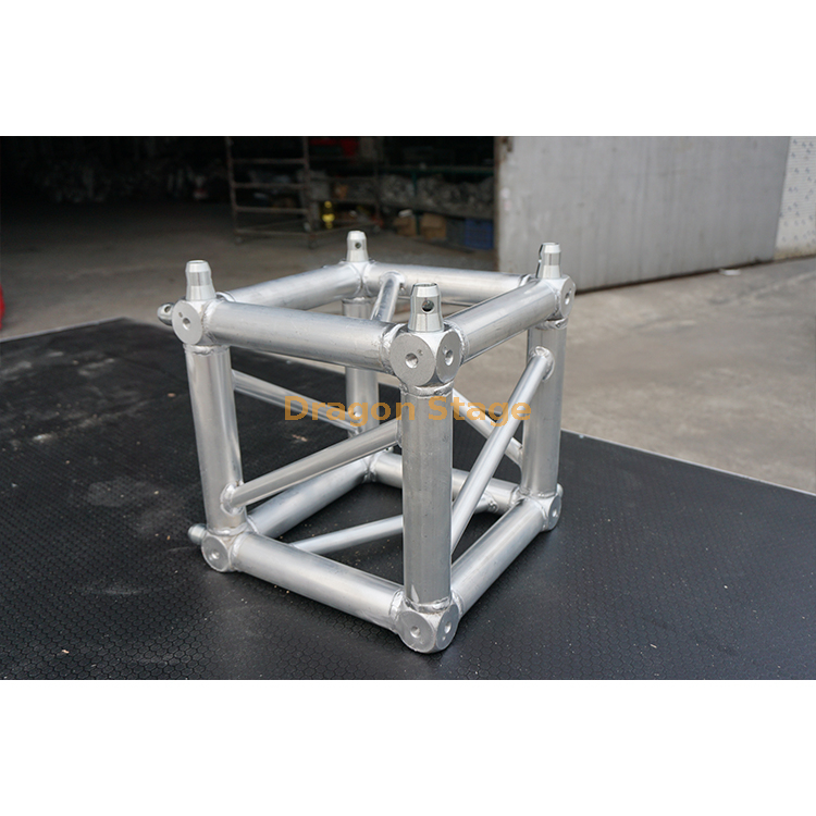 Dragonstage Aluminum Spigot 520x520mm Square Box 6 Ways Corner Truss Cube Connector