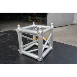 Dragonstage Aluminum Spigot 300x300mm / 289x289mm Square Box 6 Ways Corner Truss Cube Connector