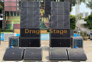 24+16 Outdoor Line Array Sound Speaker System Solution 1.5w