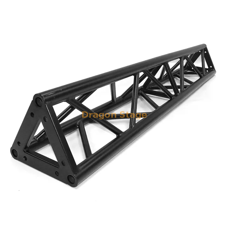 Black Triangular Lighting Truss Black Bolt Truss (1)