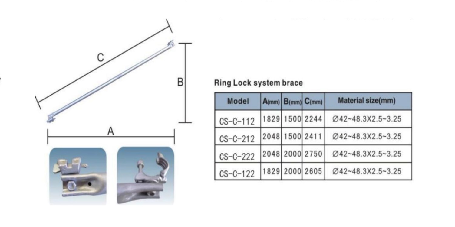 layher truss brace specifications